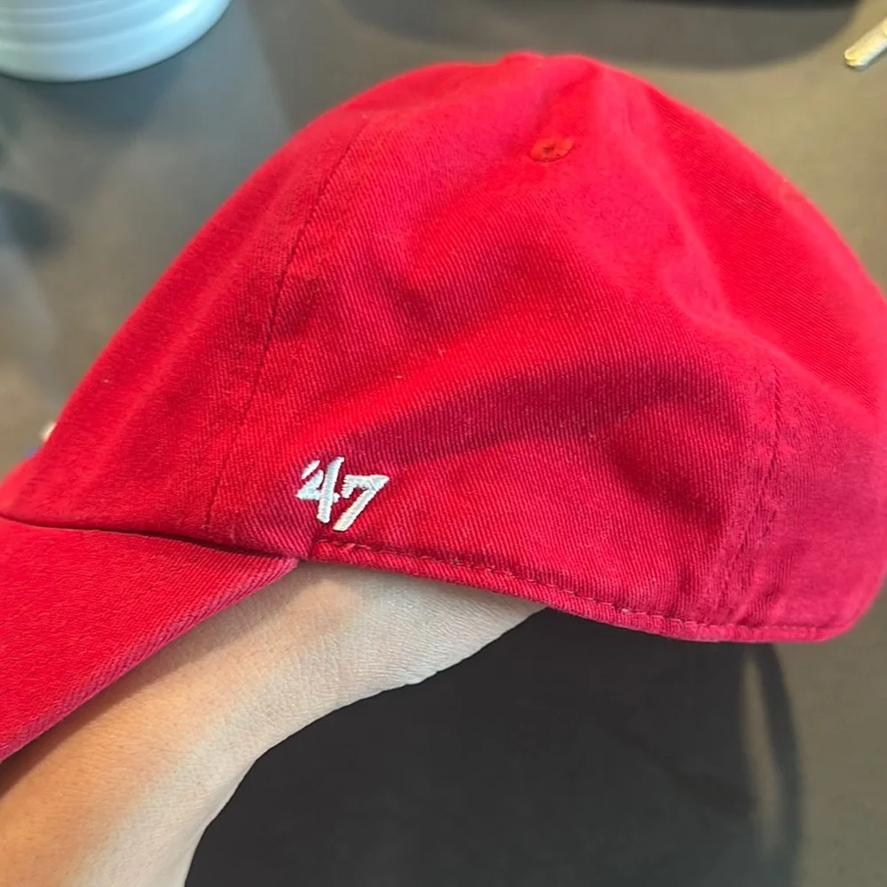 Texas Rangers Red Baseball Cap - Picture 2 of 9